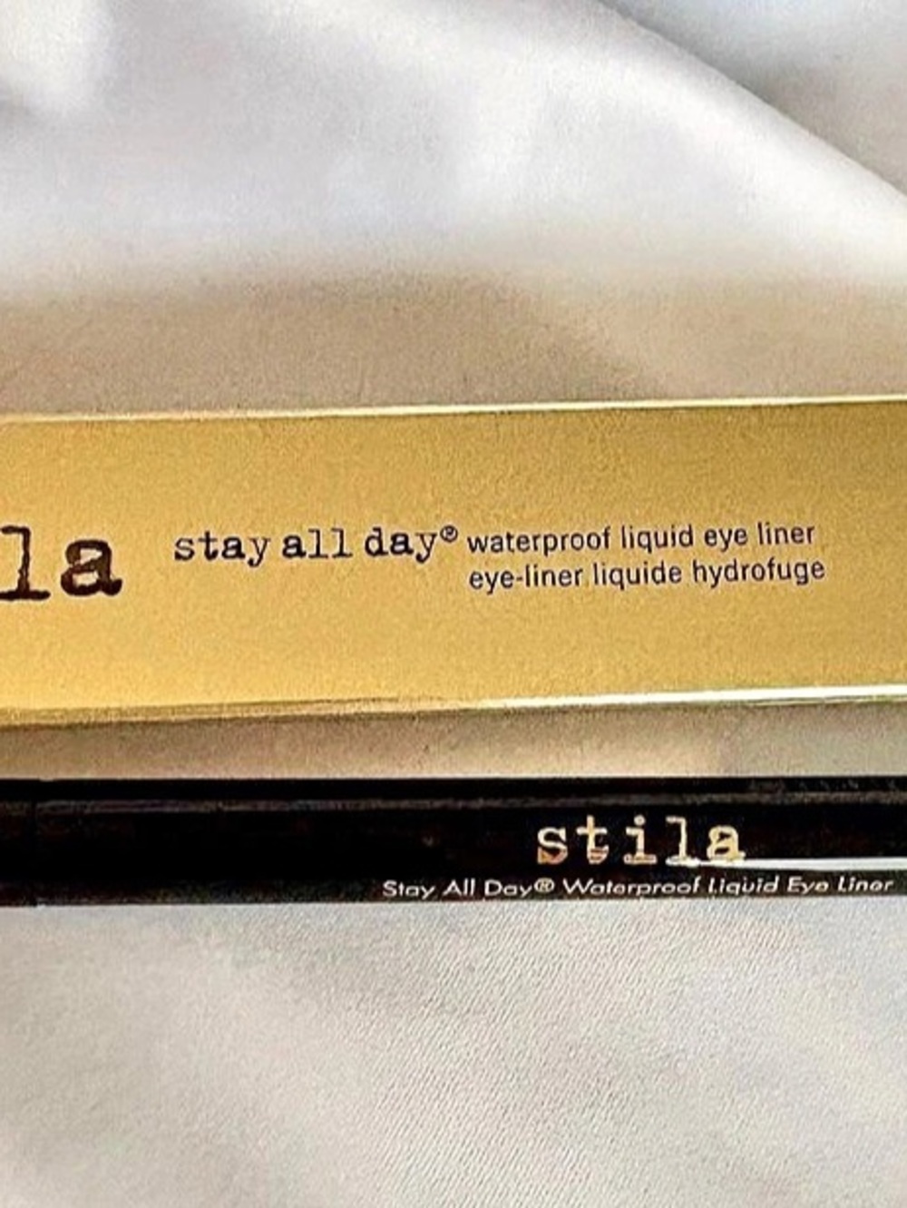 stila Stay All Day Waterproof Liquid Eye Liner Intense Black NWT